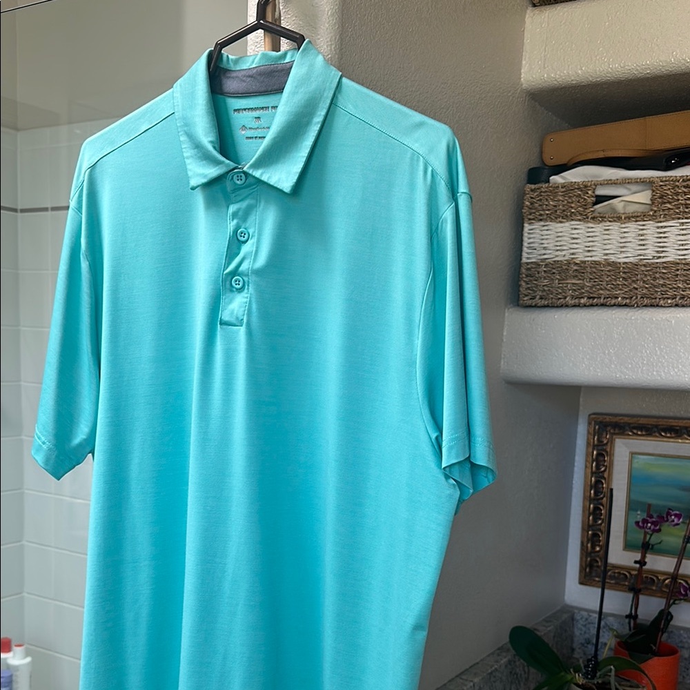 Polo Shirt - Aqua